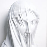 Veiled Female Bust Statue Sculpture Decor Nordic Goddess Statue for Cabinets L