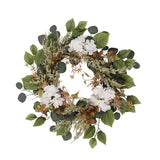 Maxbell Maxbell Artificial Eucalyptus Wreath Front Door Wedding Artificial Flower Hydrangeas