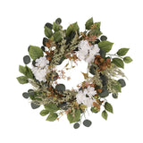 Maxbell Maxbell Artificial Eucalyptus Wreath Front Door Wedding Artificial Flower Hydrangeas