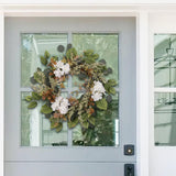 Maxbell Maxbell Artificial Eucalyptus Wreath Front Door Wedding Artificial Flower Hydrangeas