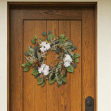 Maxbell Maxbell Artificial Eucalyptus Wreath Front Door Wedding Artificial Flower Hydrangeas