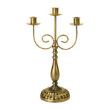 Maxbell Maxbell Iron Candle Holder Candelabra Party Valentine's Day Mantel Metal Candlestick 3 Arm