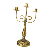 Maxbell Maxbell Iron Candle Holder Candelabra Party Valentine's Day Mantel Metal Candlestick 3 Arm