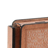 Maxbell Maxbell Wooden Piggy Bank Home Decor Money Saving Box for Apartment Dormitory Office For 5000 Dollar