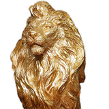 Maxbell Maxbell Lion Sculpture Table Centerpiece Modern Lion Statue for Bedroom Home Cabinet Seat