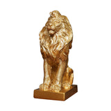 Maxbell Maxbell Lion Sculpture Table Centerpiece Modern Lion Statue for Bedroom Home Cabinet Seat