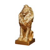 Maxbell Maxbell Lion Sculpture Table Centerpiece Modern Lion Statue for Bedroom Home Cabinet Seat