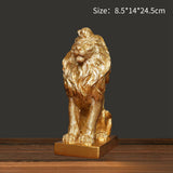 Maxbell Maxbell Lion Sculpture Table Centerpiece Modern Lion Statue for Bedroom Home Cabinet Seat
