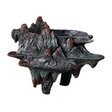 Maxbell Maxbell Resin Rockery Bonsai Art Pot Flowerpot 7.8x5x5.9inch for Decorating Entrance Black