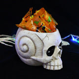 Maxbell Maxbell Skull Planter Pot Skeleton Head Resin Desktop Ornament for Desk Bedroom Home