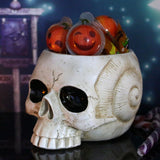 Maxbell Maxbell Skull Planter Pot Skeleton Head Resin Desktop Ornament for Desk Bedroom Home