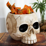 Maxbell Maxbell Skull Planter Pot Skeleton Head Resin Desktop Ornament for Desk Bedroom Home