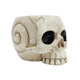 Maxbell Maxbell Skull Planter Pot Skeleton Head Resin Desktop Ornament for Desk Bedroom Home