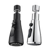 Maxbell 360° Rotating Faucet Extender Practical for Washing Vegetables Restroom Sink Black