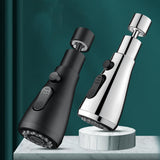 Maxbell 360° Rotating Faucet Extender Practical for Washing Vegetables Restroom Sink Black