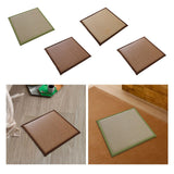 Maxbell Maxbell Floor Mat Square Premium Easy to Use Woven Carpet for Office Bedroom Kitchen Green