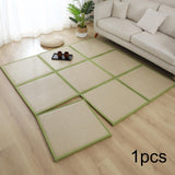 Maxbell Maxbell Floor Mat Square Premium Easy to Use Woven Carpet for Office Bedroom Kitchen Green