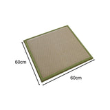 Maxbell Maxbell Floor Mat Square Premium Easy to Use Woven Carpet for Office Bedroom Kitchen Green