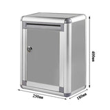 Maxbell Suggestion Box with Lock Voting Ballot Box for Office School Customer Center