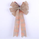 Maxbell Maxbell Fall Wreath Bow Thanksgiving Wreath Bow for Home Thanksgiving Party Supplies Pumpkin