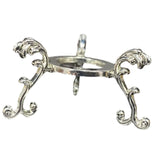 Maxbell Maxbell Crystal Ball Display Base Iron Ornament Gems Rack for Bookcase Party Bedroom argent