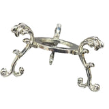 Maxbell Maxbell Crystal Ball Display Base Iron Ornament Gems Rack for Bookcase Party Bedroom argent