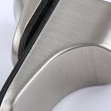 Maxbell Maxbell Glass Shelf Support Clamp for 3-21mm Glass for Bedroom Bedside Table Shelves Brushed