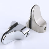 Maxbell Maxbell Glass Shelf Support Clamp for 3-21mm Glass for Bedroom Bedside Table Shelves Brushed