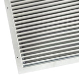 Maxbell HVAC Vent Duct Cover White Linear Bar Grilles for Office Buildings Basements