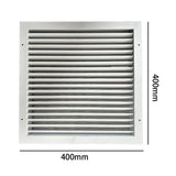 Maxbell HVAC Vent Duct Cover White Linear Bar Grilles for Office Buildings Basements