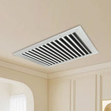 Maxbell HVAC Vent Duct Cover White Linear Bar Grilles for Office Buildings Basements