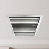 Maxbell HVAC Vent Duct Cover White Linear Bar Grilles for Office Buildings Basements