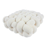 Maxbell Maxbell Chair Cushion Mat Decorative Plush Pillow for Living Room Restaurant Wedding White