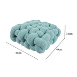 Maxbell Maxbell Chair Cushion Mat Decorative Plush Pillow for Living Room Restaurant Wedding Blue