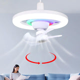 Maxbell Maxbell Ceiling Fan with Light 16 Colors RGB Fan Lamp for Kitchen Office Dining Room