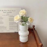 Maxbell Maxbell Glass Flower Vase Flowerpot Decorative Art Vase for Wedding Bookshelf Office