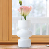 Maxbell Maxbell Glass Flower Vase Flowerpot Decorative Art Vase for Wedding Bookshelf Office