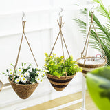 Maxbell Maxbell Hanging Planter Basket Multifunctional Plant Holder for Patio Balcony Indoor Gray