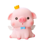 Maxbell Maxbell Pig Piggy Bank Decorative Money Jar Desktop Ornament for Bedroom Office Kids Large Open Eyes Pig