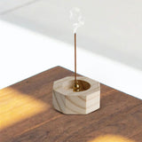 Maxbell Maxbell Incense Holder Unique Incense Stick Holder for Sticks Incense Insert Bedroom Wood Color