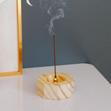 Maxbell Maxbell Incense Holder Unique Incense Stick Holder for Sticks Incense Insert Bedroom Wood Color