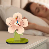 Maxbell Maxbell Desktop Clock Ornament Modern Tabletop Clock for Living Room Desktop Bedroom Pink 20cmx25cm