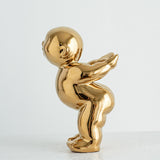Maxbell Maxbell Ceramic Abstract Art Figure Bookend for Holding Books, Movies, , Video Games