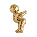 Maxbell Maxbell Ceramic Abstract Art Figure Bookend for Holding Books, Movies, , Video Games
