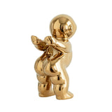 Maxbell Maxbell Ceramic Abstract Art Figure Bookend for Holding Books, Movies, , Video Games