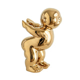 Maxbell Maxbell Ceramic Abstract Art Figure Bookend for Holding Books, Movies, , Video Games