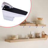 Maxbell Glass Clamp Replacement Gifts Glass Holder for Outdoor Fence Glass Bookshelf L