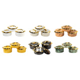 Maxbell Maxbell 3x Insulated Food Container 1.5L 2L 2.5L Lunch Snack Box Travel Kitchen Work White