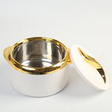 Maxbell Maxbell 3x Insulated Food Container 1.5L 2L 2.5L Lunch Snack Box Travel Kitchen Work White