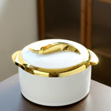 Maxbell Maxbell 3x Insulated Food Container 1.5L 2L 2.5L Lunch Snack Box Travel Kitchen Work White